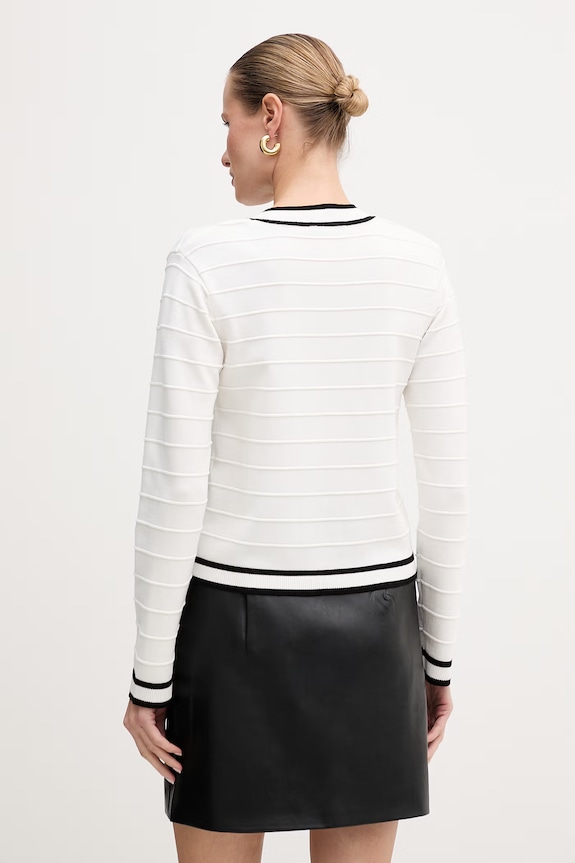 Ρούχα Πλεκτή ζακέτα Morgan MLIO λευκό