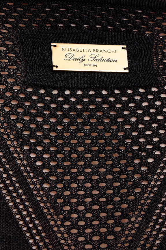 Elisabetta Franchi sweter damski MK71W61E2 czarny