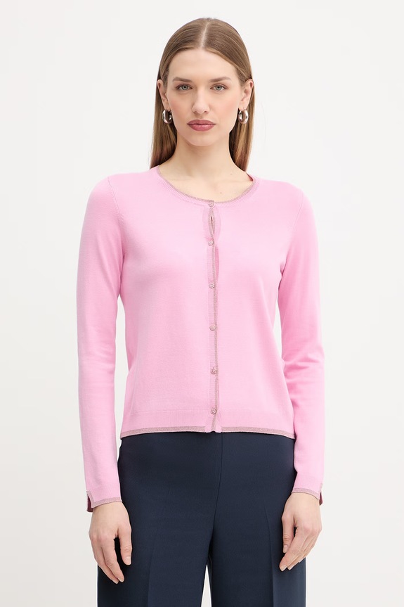 Liu Jo cardigan uni roz WA6280.MS49I