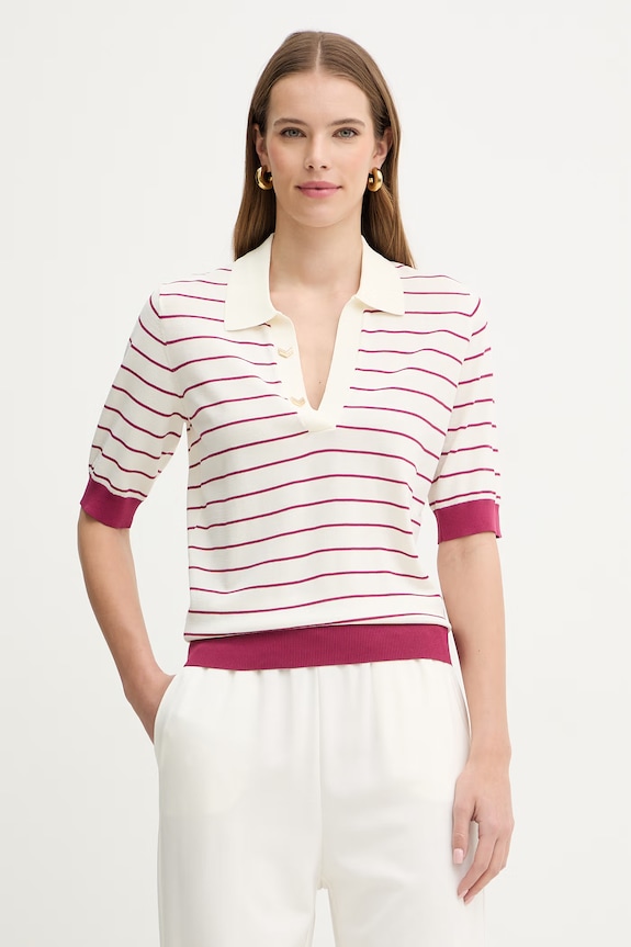 Liu Jo tricou polo curele bej TA6215.MS55N
