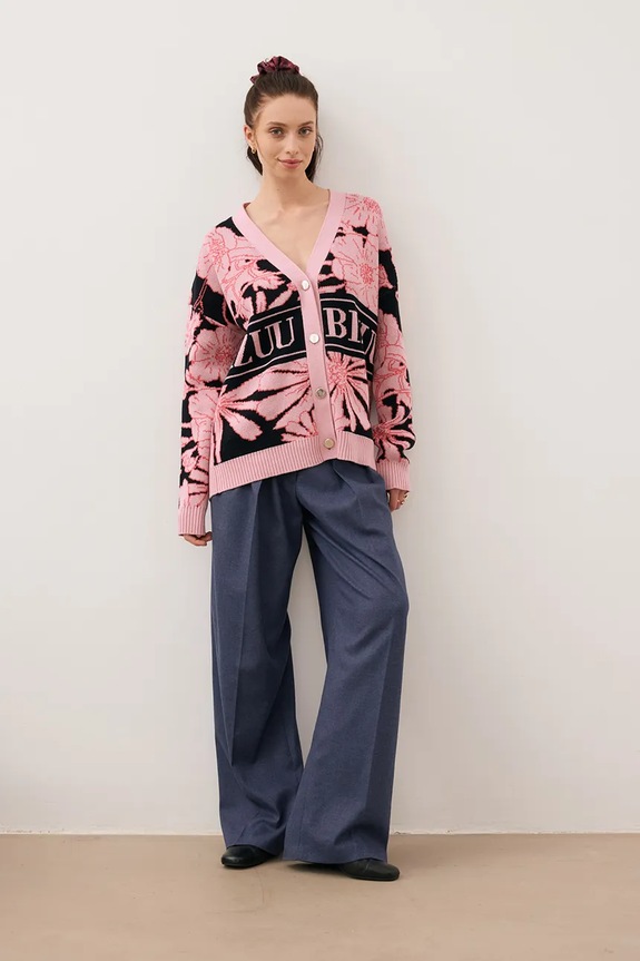 Bizuu cardigan in cotone HYLES HYLES.CZARNY rosa SS26