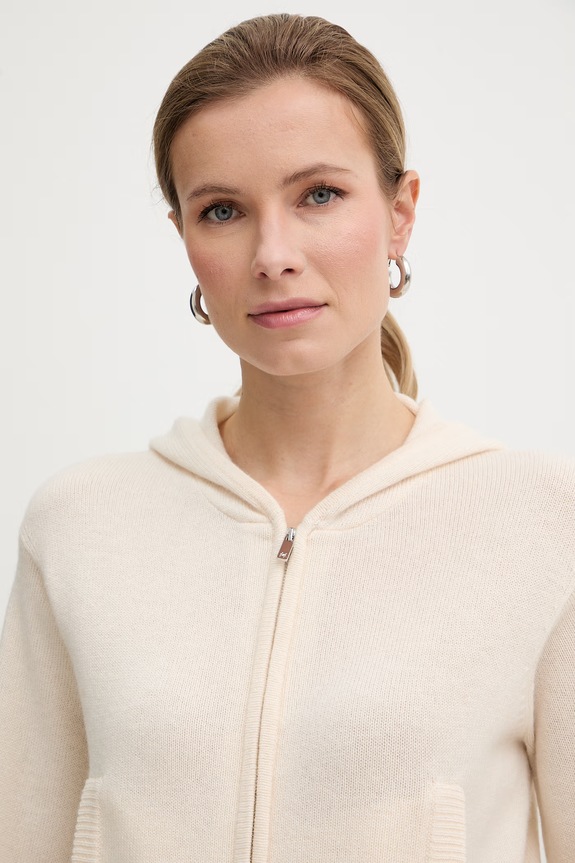 Marella Kardigán dámsky vlnený MLMAERE béžová 2613341075200