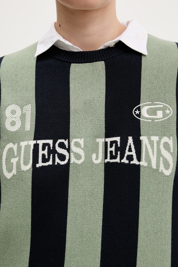 Pulover Guess Jeans W6RR17.Z3FC2 zelena