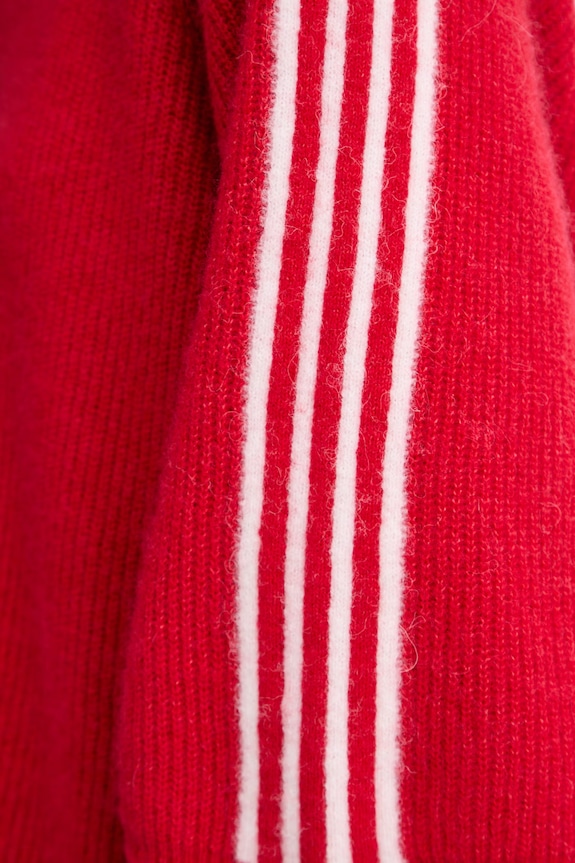 American Vintage sweter z domieszką alpaki VITO18N czerwony