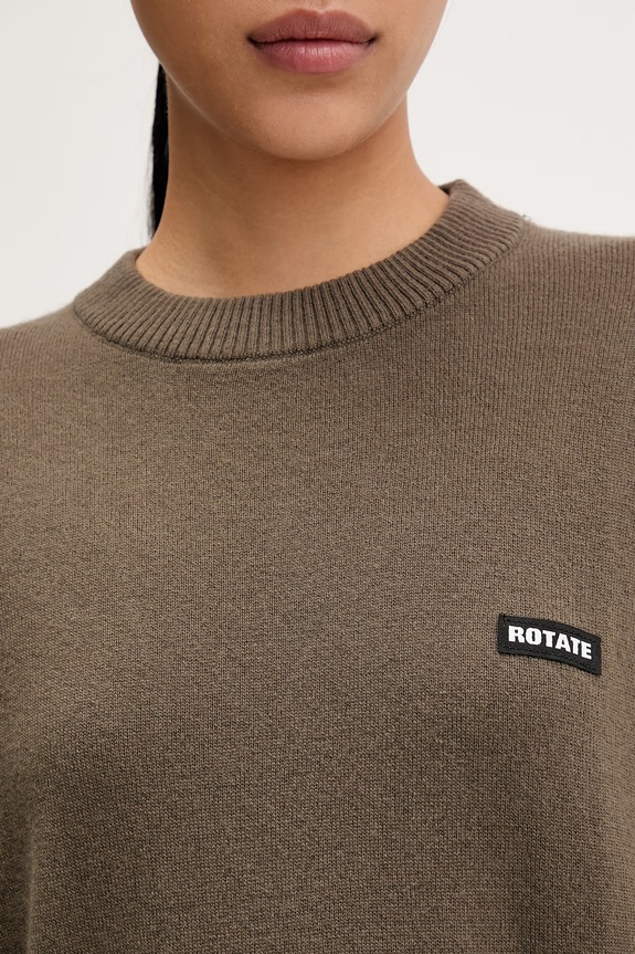 Вовняний светр Rotate 1147523084 коричневий