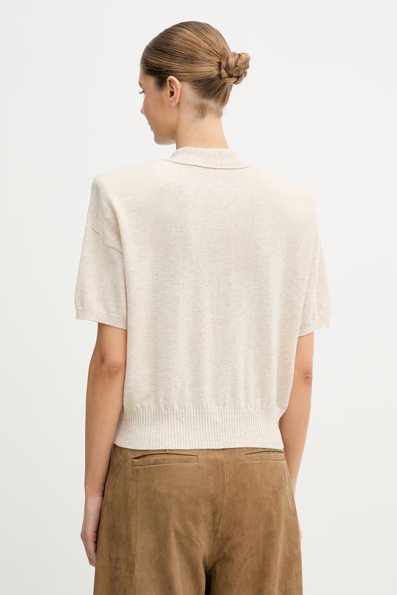 Odzież Rotate sweter damski wełniany 1155771832 beżowy