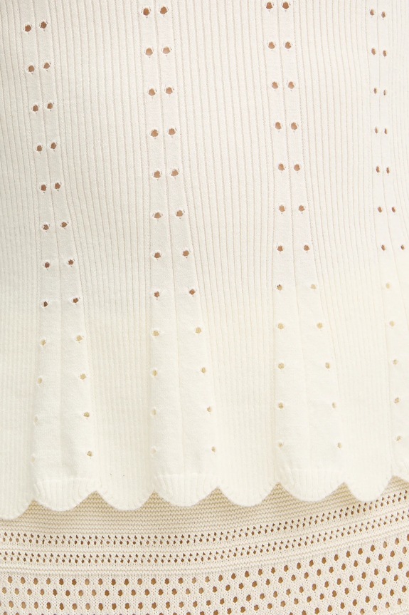 Twinset top damski z wiskozą 261TP3052 beżowy