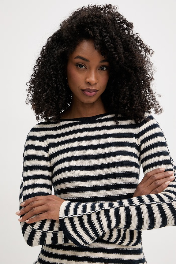 Twinset sweter damski z bawełną beżowy 261TP3221