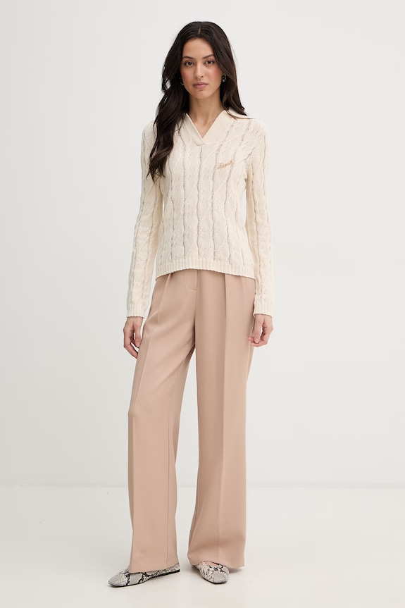 Twinset sweter damski 261TP3490 beżowy SS26