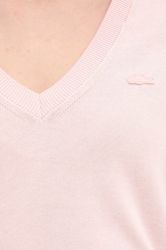 Lacoste pulover de bumbac AF3964 roz