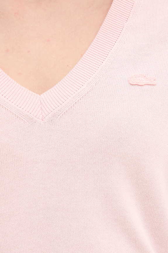 Lacoste pulover de bumbac AF3964 roz