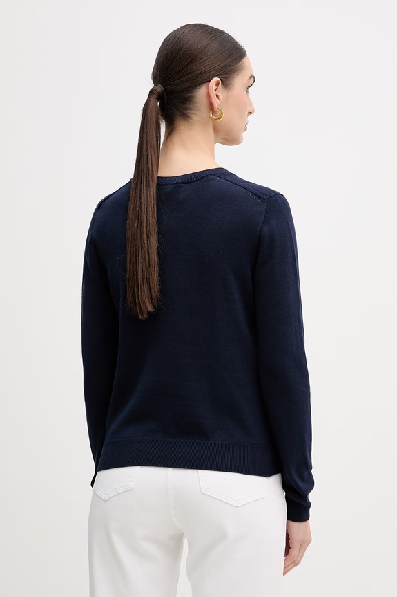Îmbrăcăminte Lacoste pulover de bumbac AF3964 bleumarin
