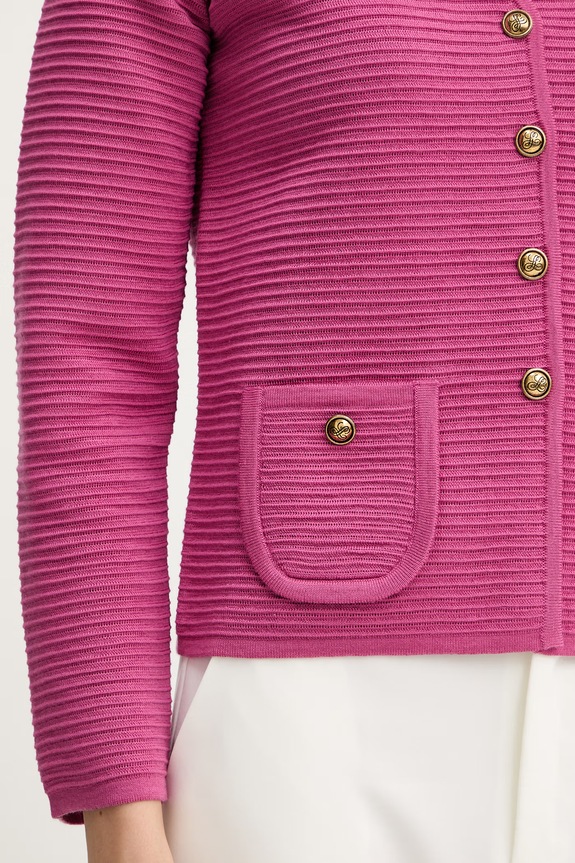 Luisa Spagnoli cardigan din lână Maranta 100360 roz
