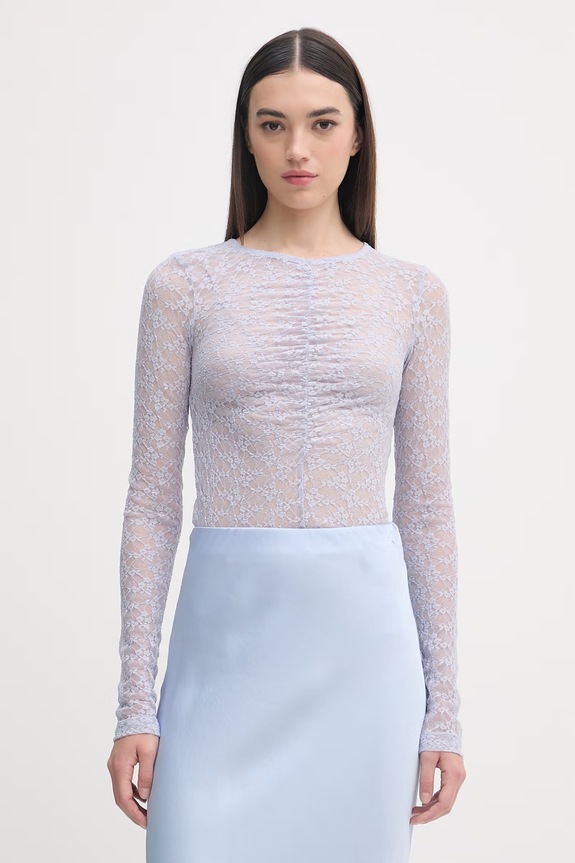 Sisley bluza ženska vijolična 3QZYL108L