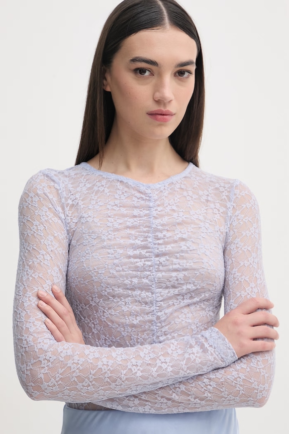 Sisley bluza ženska vijolična 3QZYL108L