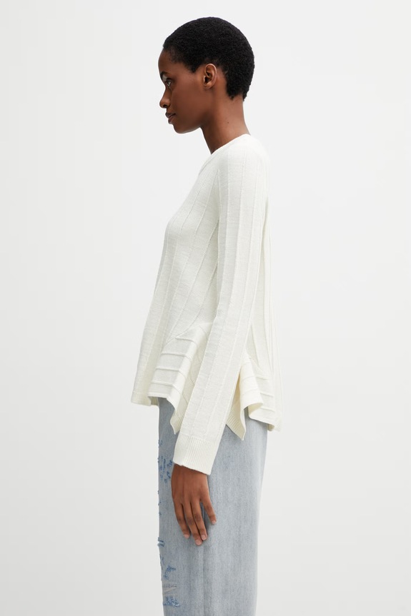 MM6 Maison Margiela Women's sweater with wool S52HL0059.M13212.102 beige SS26