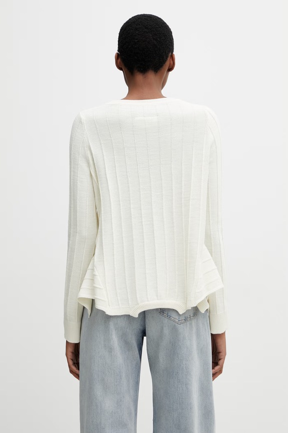 Clothing MM6 Maison Margiela Women's sweater with wool S52HL0059.M13212.102 beige