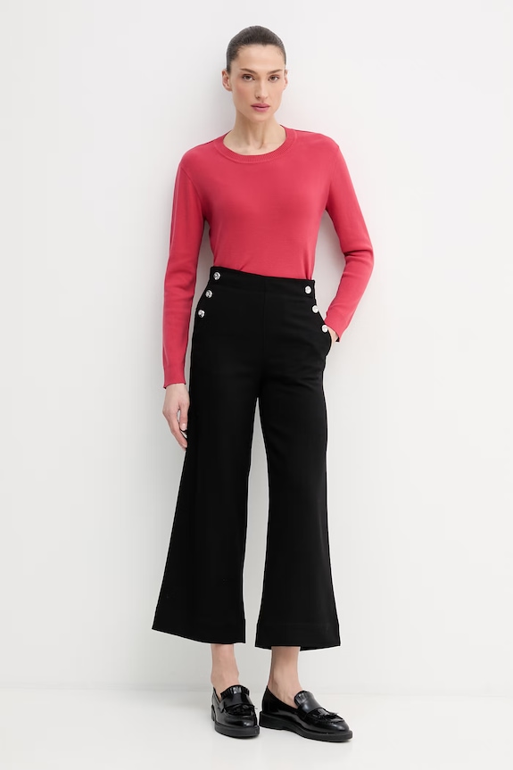 United Colors of Benetton pulover de bumbac 1C19D10FV rosu SS26