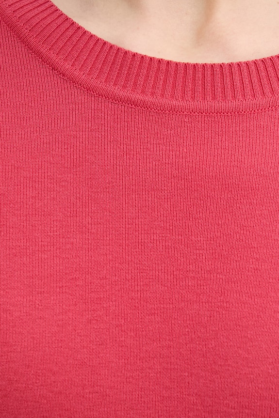United Colors of Benetton pulover de bumbac 1C19D10FV rosu
