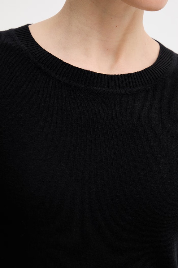 United Colors of Benetton sweter bawełniany 1C19D10FV czarny