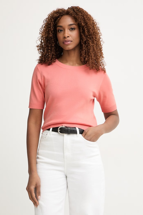 United Colors of Benetton tričko dámské bavlněné oranžová 1C19D10G2