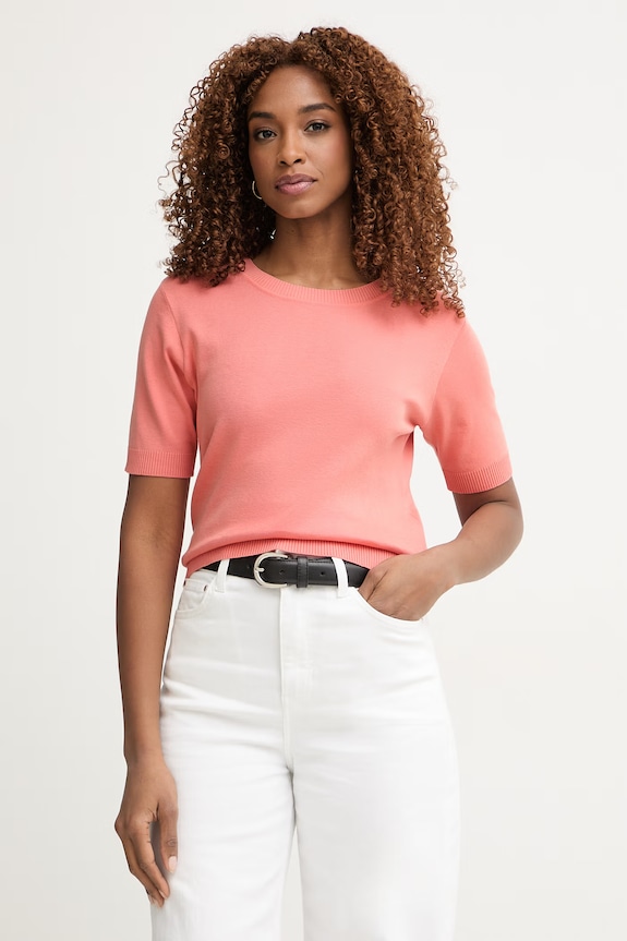 United Colors of Benetton tričko dámské bavlněné oranžová 1C19D10G2