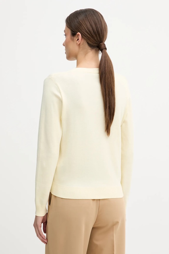 Îmbrăcăminte United Colors of Benetton pulover de bumbac 1C19D403N galben