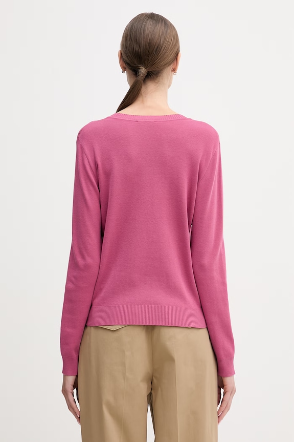 Oblečenie Bavlnený sveter United Colors of Benetton 1C19D403N ružová