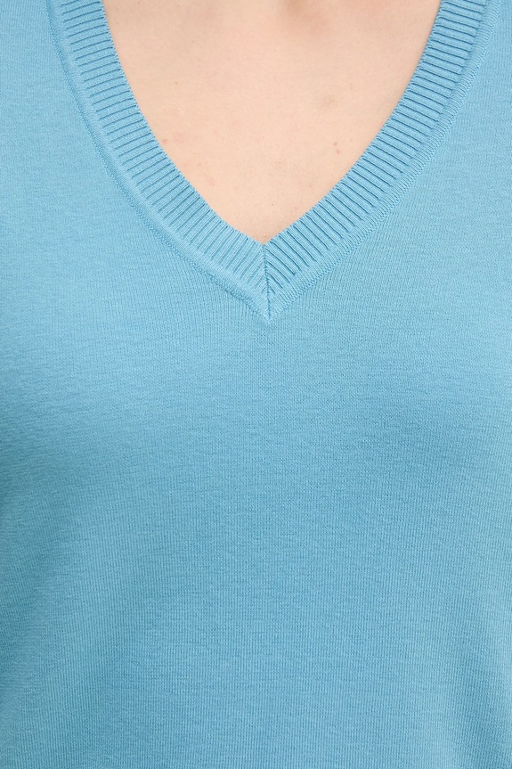 Bavlnený sveter United Colors of Benetton 1C19D403N modrá