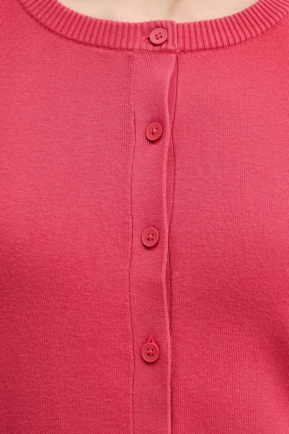 United Colors of Benetton cardigan de damă din bumbac 1C19D502P rosu