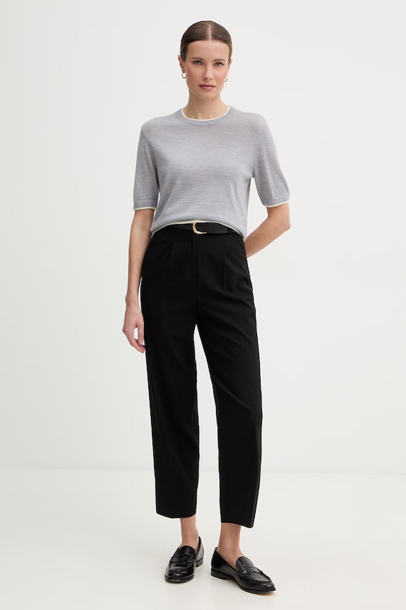 United Colors of Benetton sweter damski wełniany 11AHD10G4 szary SS26