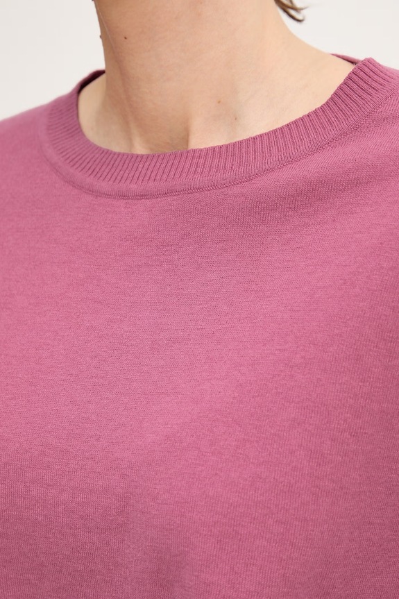 United Colors of Benetton sweter damski z wełną 1Y6SD10FX różowy