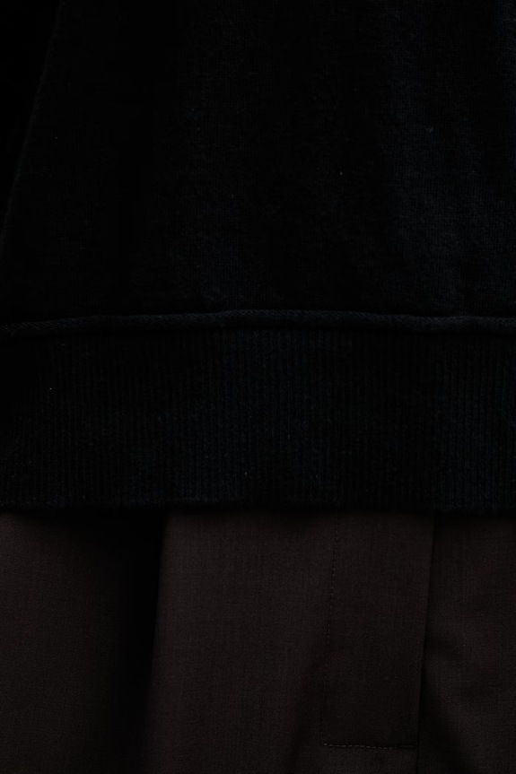 United Colors of Benetton pulover pentru femei, cu amestec de lână 1Y6SD403O negru
