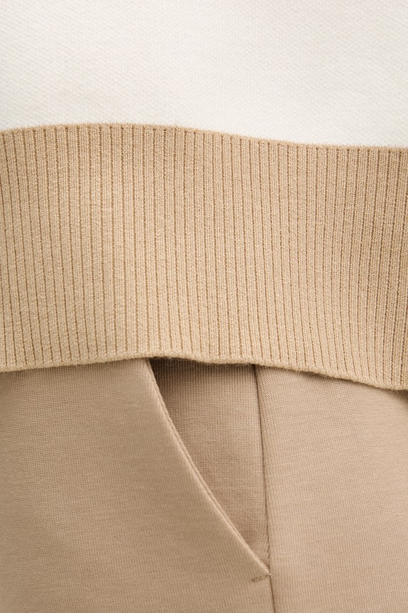 United Colors of Benetton sweter damski z wiskozą 1Z8CE301M beżowy