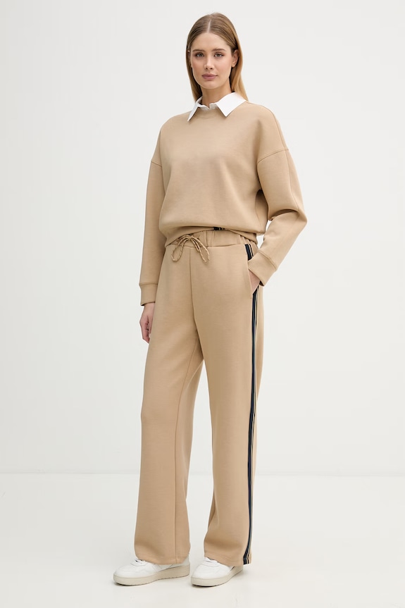 United Colors of Benetton hanorac pentru femei 35B1D201G bej SS26