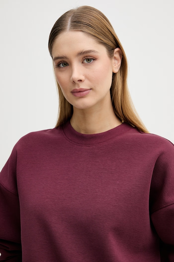 United Colors of Benetton hanorac pentru femei burgundia 35B1D201G