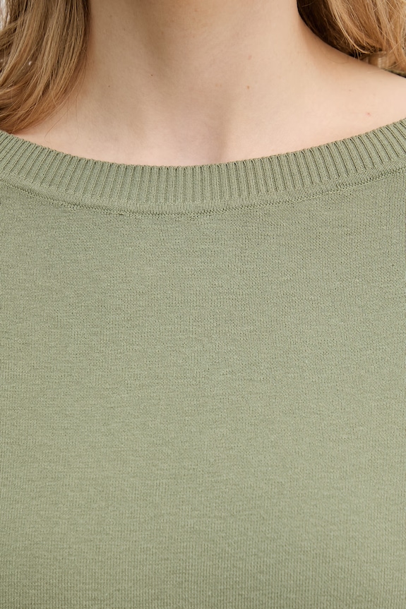 United Colors of Benetton pulover pentru femei, din bumbac 1C19D10FU verde