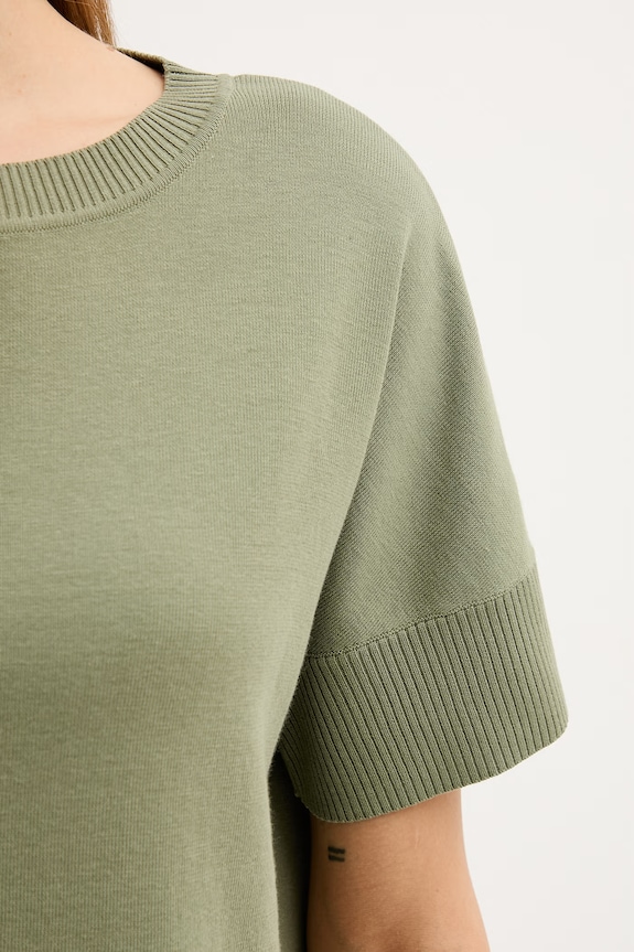 United Colors of Benetton sweter damski bawełniany 1C19D10G3 zielony