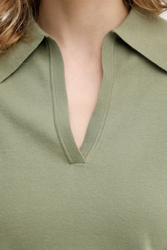 United Colors of Benetton pulover de damă din bumbac 1C19D301I verde
