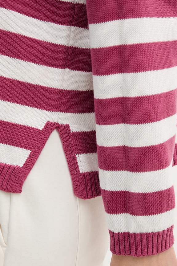 United Colors of Benetton pulover pentru femei, din bumbac 1C94E10FZ roz