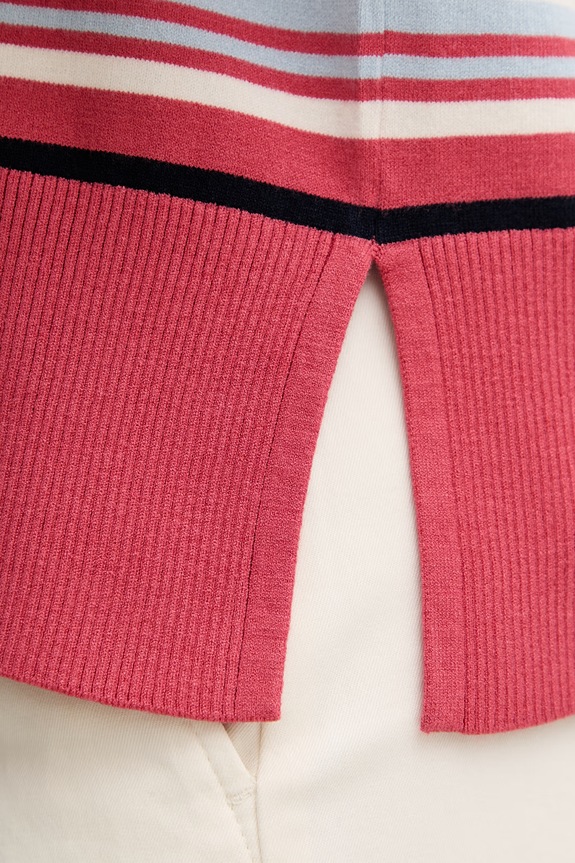 United Colors of Benetton dámsky sveter z viskózy 1W2AD10GO ružová