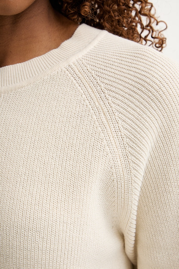 United Colors of Benetton sweter damski bawełniany 10IRD10GQ beżowy