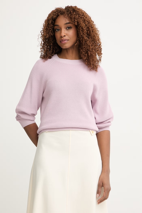 United Colors of Benetton pulover pentru femei, din bumbac roz 10IRD10GQ
