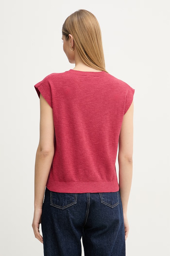 Îmbrăcăminte United Colors of Benetton top pentru femei, cu in 1DC3D10GT rosu