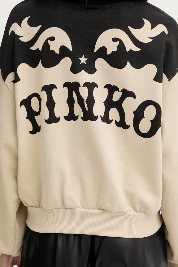 Pinko mikina s kapucňou dámska bavlnená 106899.A3BW