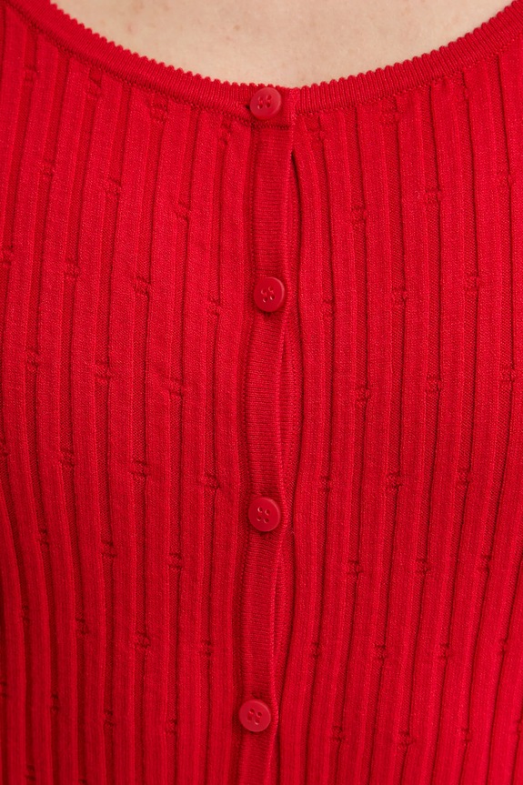 Marc O'Polo kardigan 5000009610 czerwony