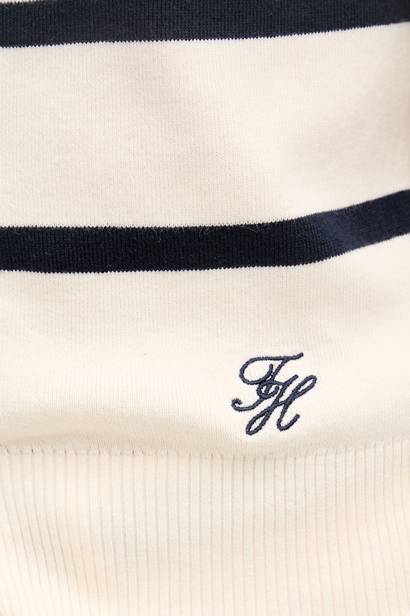 Tommy Hilfiger kardigan ženski bombažen WW0WW49617 bež