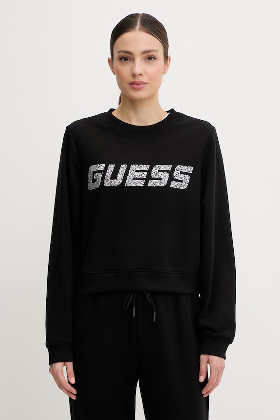 Guess bluza damska SILVY czarny V6GQ13.K3091