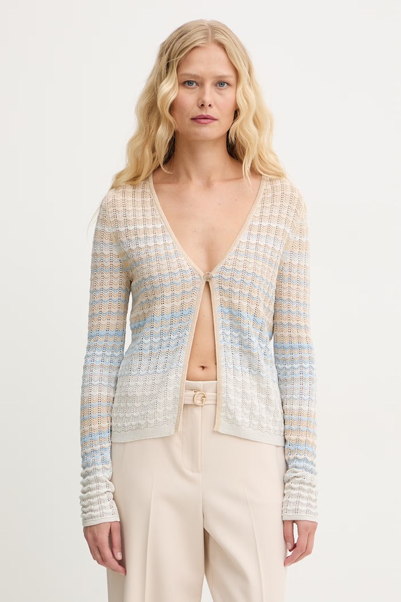 Guess cardigan pentru femei, cu vâscoză ROSALYN albastru W6GR07.Z0588