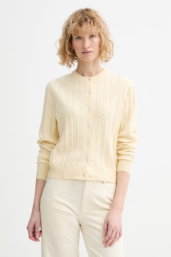 Levi's cardigan SUPER SOFT subtiri galben 0037P.0016